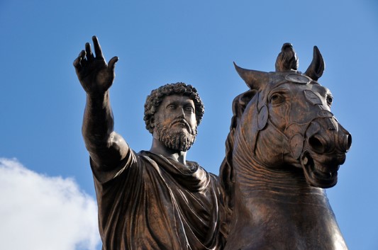 Photo of the Equestrian Statue of Marcus Aurelius